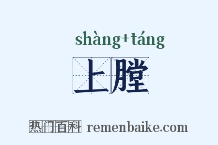 上膛是什么意思的图片